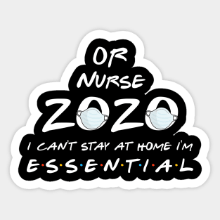 Or Nurse 2020 Quarantine Gift Sticker